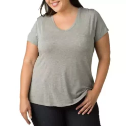 Women's PrAna Plus Foundation Short Sleeve Shirt