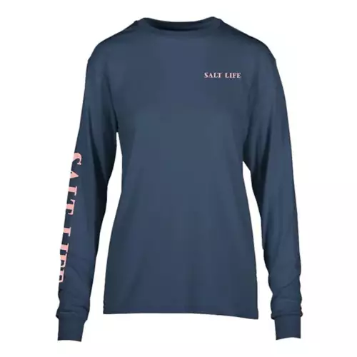 Women's Salt Life Crab Tropics Long Sleeve T-Shirt 5 Women's Salt Life Crab Tropics Long Sleeve T-Shirt - Image 3